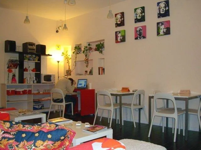 Casual shared lounge with youthful aesthetic